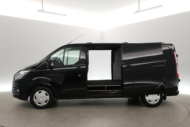 Ford TRANSIT CUSTOM 2.0 EcoBlue L2H1 | Aut. | Airco | Adap. Cruise | Camera | Carplay | 3 Zits | 2xSchuifdeur | Trekhaak