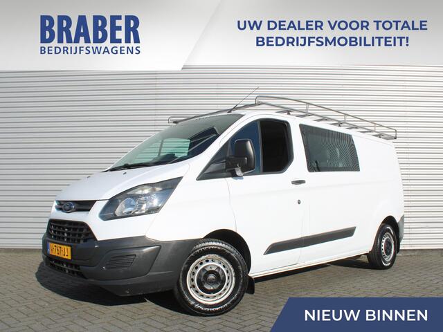 Ford TRANSIT CUSTOM 290 2.0 TDCI L2H1 Economy Edition | Meeneemprijs! | Trekhaak | Dubbele cabine | Imperiaal | Airco | Bluetooth |