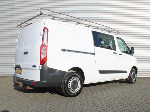 Ford TRANSIT CUSTOM 290 2.0 TDCI L2H1 Economy Edition | Meeneemprijs! | Trekhaak | Dubbele cabine | Imperiaal | Airco | Bluetooth |