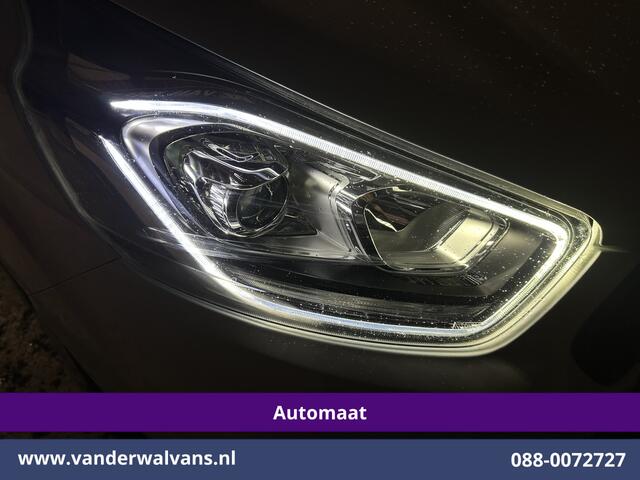 Ford TRANSIT CUSTOM 1.0 EcoBoost Hybride Automaat L1H1 9 Persoons Personenbus Euro6 Prijs INCL BTW/BPM Airco | Cruisecontrol | LED Sidebars, Verwarmde Voorruit, Stoelverwarming, Parkeersensoren, Bijrijdersbank