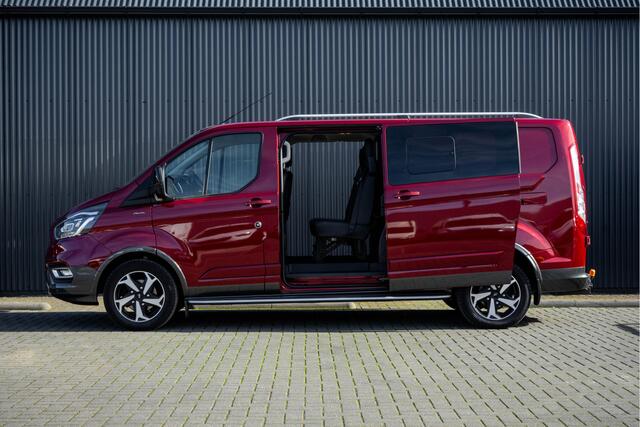 Ford TRANSIT CUSTOM 2.0 TDCI L2H1 | 170PK | Trail | DC 5-Persoons | Camera | Carplay | Lederen interieur