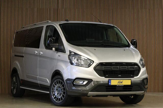 Ford TRANSIT CUSTOM 320 2.0 TDCI 170 PK L2H1 Limited DC | Dubbel Cabine | ACC | BLIS | Elek stoelen | Lederen bekleding | CarPlay | Camera | Navigatie | Trekhaak | DAB | Stoelverwarming | Nieuwe APK | 5-Zitter
