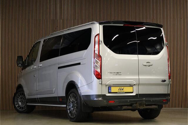 Ford TRANSIT CUSTOM 320 2.0 TDCI 170 PK L2H1 Limited DC | Dubbel Cabine | ACC | BLIS | Elek stoelen | Lederen bekleding | CarPlay | Camera | Navigatie | Trekhaak | DAB | Stoelverwarming | Nieuwe APK | 5-Zitter
