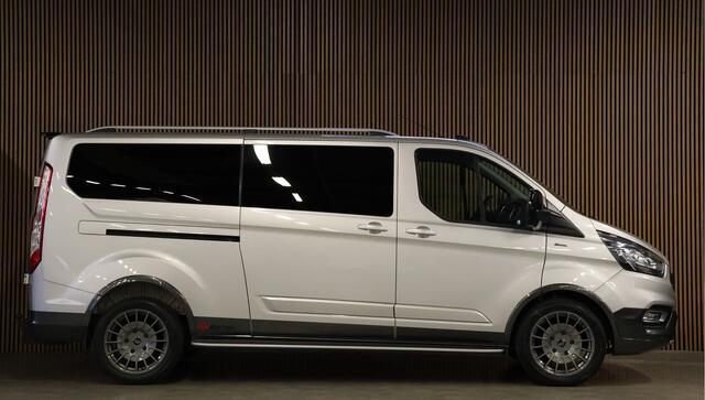Ford TRANSIT CUSTOM 320 2.0 TDCI 170 PK L2H1 Limited DC | Dubbel Cabine | ACC | BLIS | Elek stoelen | Lederen bekleding | CarPlay | Camera | Navigatie | Trekhaak | DAB | Stoelverwarming | Nieuwe APK | 5-Zitter