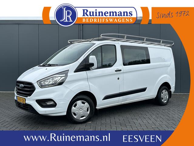 Ford TRANSIT CUSTOM 2.0 TDCI / L2H1 / DUBBEL CABINE / 1e EIG. / TREKHAAK / IMPERIAAL / CAMERA / CRUISE / 6 PERSOONS