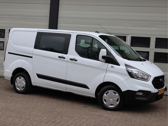 Ford TRANSIT CUSTOM 280 2.0 TDCI 130pk Euro 6 - DC 5 Pers. - Trekhaak - Airco - Navi