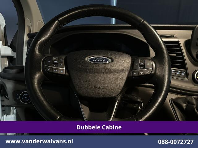 Ford TRANSIT CUSTOM 2.0 TDCI 130pk L2H1 Dubbele Cabine Inrichting Euro6 Airco | 5-Zits | Imperiaal | LED | Cruisecontrol Stoelverwarming, Parkeersensoren