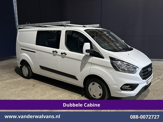Ford TRANSIT CUSTOM 2.0 TDCI 130pk L2H1 Dubbele Cabine Inrichting Euro6 Airco | 5-Zits | Imperiaal | LED | Cruisecontrol Stoelverwarming, Parkeersensoren