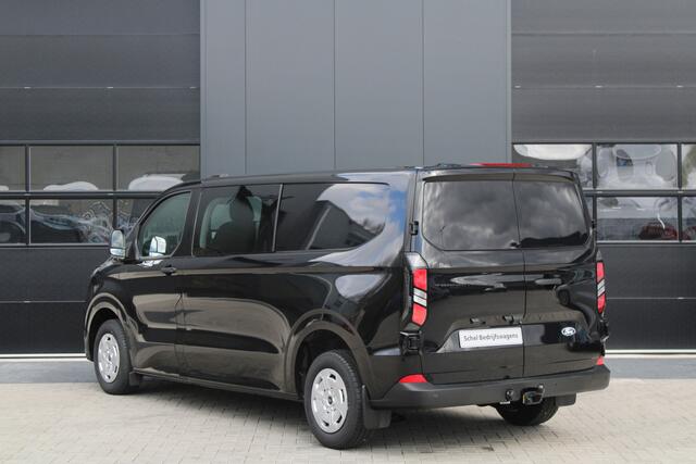 Ford TRANSIT CUSTOM 320 2.0 TDCI L2H1 Trend DC 6 Zits 170pk - Trekhaak - Stoel/Stuurverwarming - Cruise - 70l Tank - LED - Rijklaar
