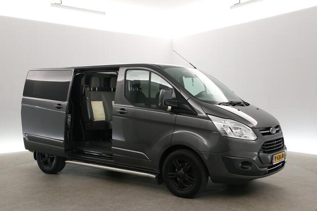 Ford TRANSIT CUSTOM 2.0 TDCI L1H1 Limited 170PK | Dubbele Cabine | Aut. | Airco | Cruise | Navi | Trekhaak | 2xSchuifdeur