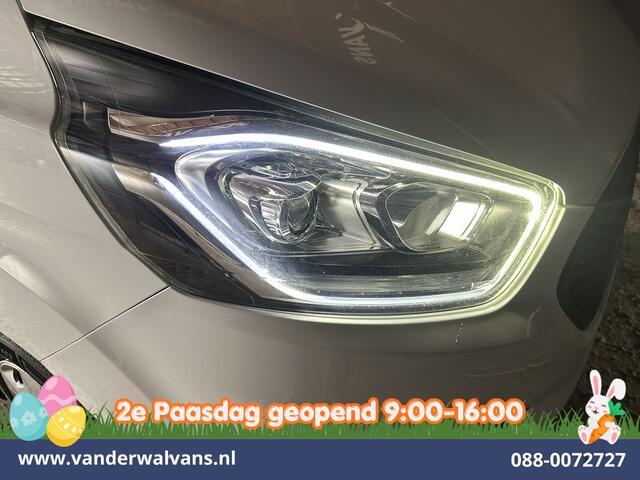 Ford TRANSIT CUSTOM 2.0 TDCI 130pk L2H1 Inrichting Euro6 Airco | 2800kg Trekhaak | Omvormer | Camera | Apple Carplay | LED Android Auto, Cruisecontrol, Stoelverwarming, Verwarmde voorruit, Parkeersensoren
