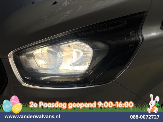 Ford TRANSIT CUSTOM 2.0 TDCI 130pk L2H1 Dubbele Cabine Euro6 Airco | 6-Zits | LED | Cruisecontrol | Trekhaak Parkeersensoren, Verwarmde voorruit
