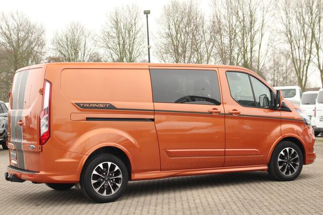 Ford TRANSIT CUSTOM 320 2.0TDCI 185pk L2H1 Sport | DC | Automaat | Trekhaak | Camera | Carplay/Android | Lease 537,- p/m