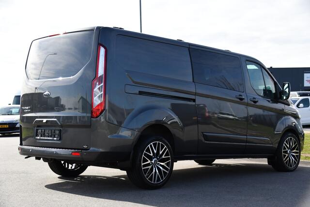 Ford TRANSIT CUSTOM 300 2.0 TDCI L2H1 Limited DC PB Edition Camera, Cruise, Carplay, 170pk, 2 x Schuifdeur, LED, Automaat, Stoelverwarming, Sensoren, Uniek!