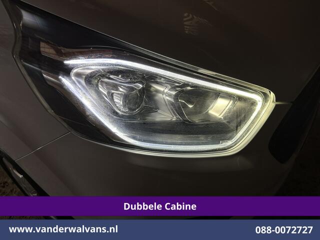 Ford TRANSIT CUSTOM 2.0 TDCI 131pk L2H1 Dubbele Cabine Euro6 Airco | 5-Zits | Camera | LED | 2800kg Trekhaak | Apple Carplay Cruisecontrol, Android Auto, Stoelverwarming, Verwarmde Voorruit, Parkeersensoren