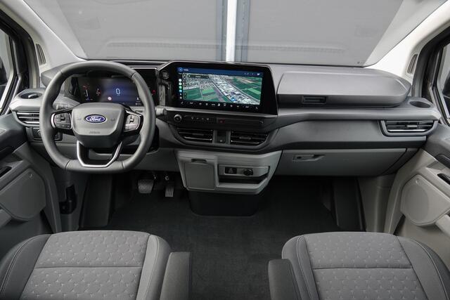 Ford TRANSIT CUSTOM L2H1 Dubbel Cabine 2.0Tdci 170Pk Aut. | Limited | Achteruitrijcamera | 2xSchuifdeur | Spoilerpack | 19'' | Agate Black