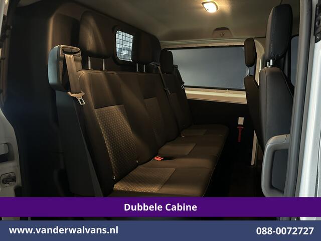 Ford TRANSIT CUSTOM 2.0 TDCI 130pk L2H1 Dubbele Cabine Euro6 Airco | 5-Zits | Navigatie | Apple Carplay | LED | Cruisecontrol Android Auto, Stoelverwarming, Parkeersensoren, Achterklep