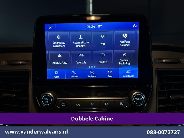 Ford TRANSIT CUSTOM 2.0 TDCI 130pk L2H1 Dubbele Cabine Euro6 Airco | 5-Zits | Navigatie | Apple Carplay | LED | Cruisecontrol Android Auto, Stoelverwarming, Parkeersensoren, Achterklep