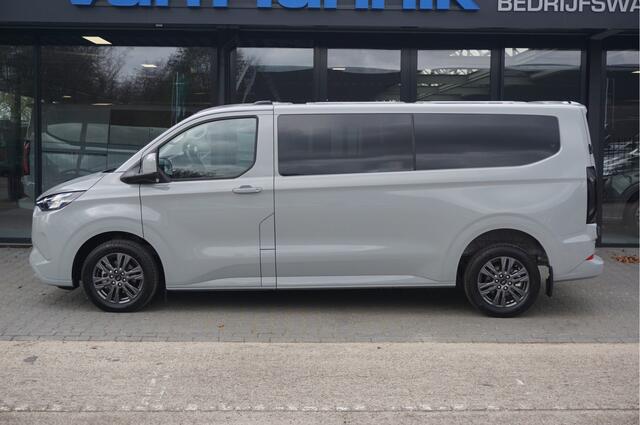 Ford TRANSIT CUSTOM 320L 2.5 PHEV 233PK Dubbel Cabine Limited PRIJS INCL. BPM !! 13" Navi, Adap. Cruise, Camera, 17" LM, Trekhaak!! NR. HYBDCG