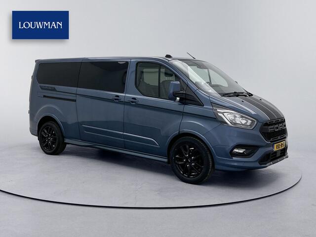 Ford TRANSIT CUSTOM 320 2.0 TDCI L2H1 Sport 185pk DC Schuifdeur L+R Navigatie Trekhaak Stoelverwarming Dubbele cabine