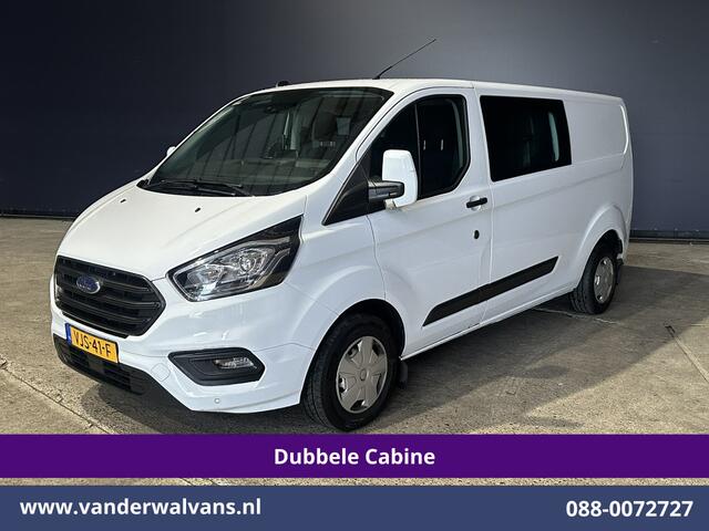 Ford TRANSIT CUSTOM 2.0 TDCI L2H1 Dubbele Cabine Inrichting Euro6 Airco | 6-Zits | Camera | LED | Apple Carplay | 2750kg Trekhaak Android Auto, Cruisecontrol, Verwarmde voorruit, Parkeersensoren