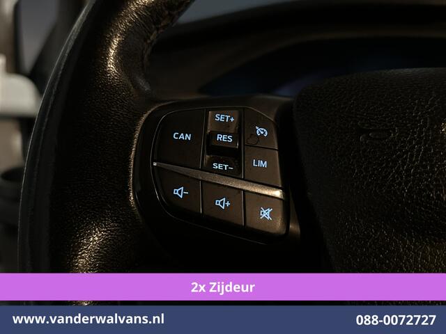 Ford TRANSIT CUSTOM 2.0 TDCI 130pk L1H1 Euro6 Airco | 2x zijdeur | Camera | Apple Carplay | LED | 2500kg Trekhaak Android Auto, Cruisecontrol, Verwarmde voorruit, Parkeersensoren, Bijrijdersbank