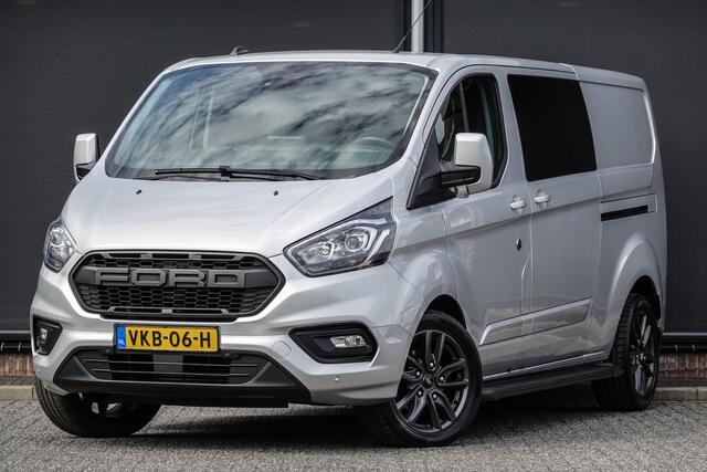 Ford TRANSIT CUSTOM L2H1 | Dubbele Cabine | 5-Persoons | 2.0Tdci 170Pk | Limited 340 | Leder | 2xSchuifdeur | Trekhaak | Raptor Grille | 18''