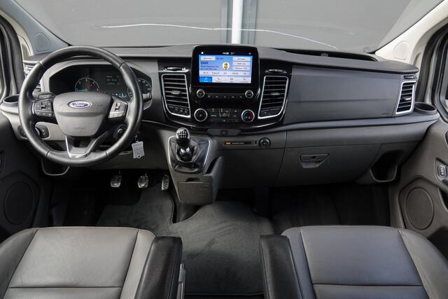 Ford TRANSIT CUSTOM L2H1 | Dubbele Cabine | 5-Persoons | 2.0Tdci 170Pk | Limited 340 | Leder | 2xSchuifdeur | Trekhaak | Raptor Grille | 18''