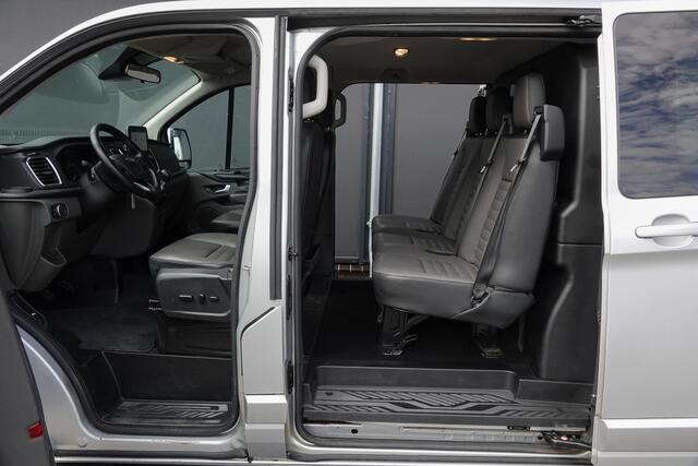 Ford TRANSIT CUSTOM L2H1 | Dubbele Cabine | 5-Persoons | 2.0Tdci 170Pk | Limited 340 | Leder | 2xSchuifdeur | Trekhaak | Raptor Grille | 18''