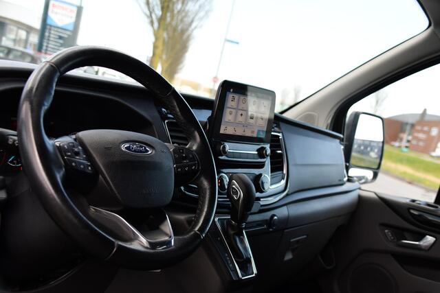 Ford TRANSIT CUSTOM 320 2.0 TDCI L1H1 Limited DC PB Edition MARGE! Adaptieve Cruise, Camera, Carplay, 2 x Schuifdeur, 170pk, Automaat, Stoelverwarming, Uniek!