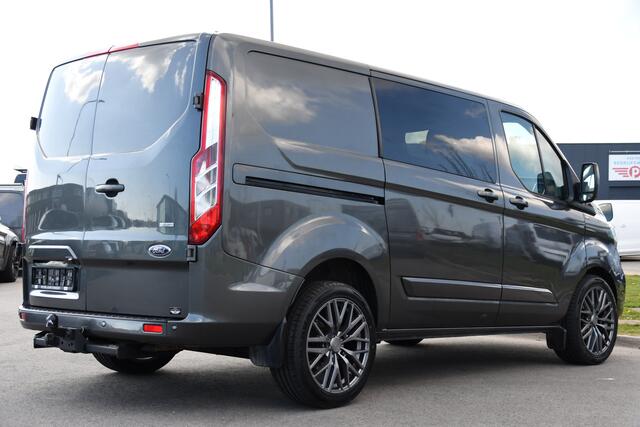 Ford TRANSIT CUSTOM 320 2.0 TDCI L1H1 Limited DC PB Edition MARGE! Adaptieve Cruise, Camera, Carplay, 2 x Schuifdeur, 170pk, Automaat, Stoelverwarming, Uniek!