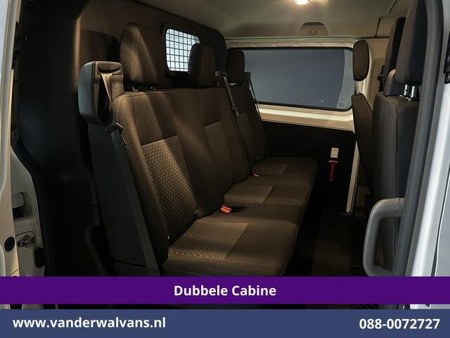 Ford TRANSIT CUSTOM 2.0 TDCI 131pk L2H1 Dubbele Cabine Euro6 Airco | 6-Zits | Navigatie | LED | Apple Carplay | Cruisecontrol Android Auto, Parkeersensoren, Stoelverwarming, Verwarmde voorruit, 2800kg trekvermogen