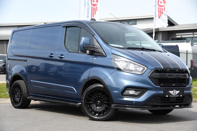 Ford TRANSIT CUSTOM 2.0 TDCI L1H1 Sport Edition Camera, Cruise, Carplay, 130pk, Sensoren, Trekhaak, Leder, LED, 2 x Schuifdeur, Stoelverwarming, Uniek!