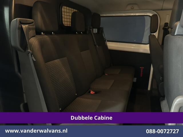 Ford TRANSIT CUSTOM 2.0 TDCI 131pk L2H1 Dubbele Cabine Euro6 Airco | 6-Zits | Cruisecontrol | 2550kg Trekhaak Verwarmde voorruit, Parkeersensoren