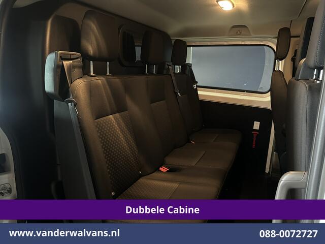 Ford TRANSIT CUSTOM 2.0 TDCI 131pk L2H1 Dubbele Cabine Euro6 Airco | 6-Zits | Camera | Apple Carplay | LED | Cruisecontrol 2540kg Trekhaak, Android Auto, Verwarmde voorruit, Parkeersensoren