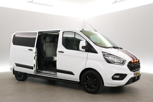 Ford TRANSIT CUSTOM 2.0 TDCI L2H1 | Dubbele Cabine | Airco | Cruise | Trekhaak | Carplay | Parkeersens.