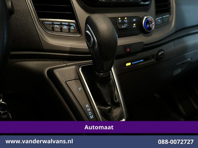 Ford TRANSIT CUSTOM 2.0 TDCI 131pk Automaat L2H1 Euro6 Airco | Camera | Apple Carplay | Cruisecontrol | LED | Trekhaak Android Auto, Parkeersensoren, Bijrijdersbank