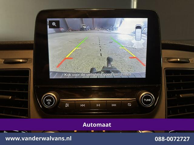 Ford TRANSIT CUSTOM 2.0 TDCI 131pk Automaat L2H1 Euro6 Airco | Camera | Apple Carplay | Cruisecontrol | LED | Trekhaak Android Auto, Parkeersensoren, Bijrijdersbank