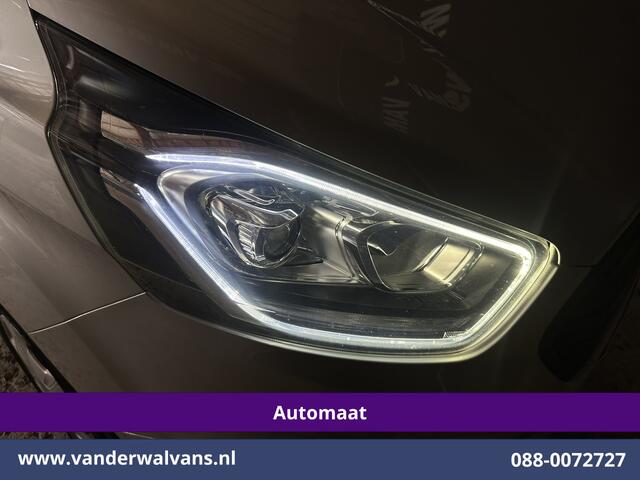 Ford TRANSIT CUSTOM 2.0 TDCI 131pk Automaat L2H1 Euro6 Airco | Camera | Apple Carplay | Cruisecontrol | LED | Trekhaak Android Auto, Parkeersensoren, Bijrijdersbank
