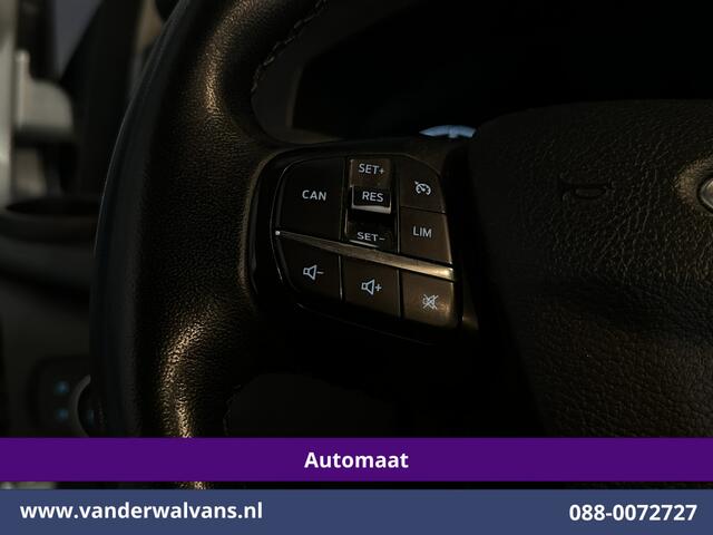 Ford TRANSIT CUSTOM 2.0 TDCI 131pk Automaat L2H1 Euro6 Airco | Camera | Apple Carplay | Cruisecontrol | LED | Trekhaak Android Auto, Parkeersensoren, Bijrijdersbank