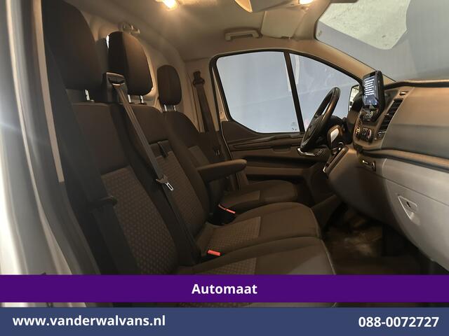 Ford TRANSIT CUSTOM 2.0 TDCI 131pk Automaat L2H1 Euro6 Airco | Camera | Apple Carplay | Cruisecontrol | LED | Trekhaak Android Auto, Parkeersensoren, Bijrijdersbank