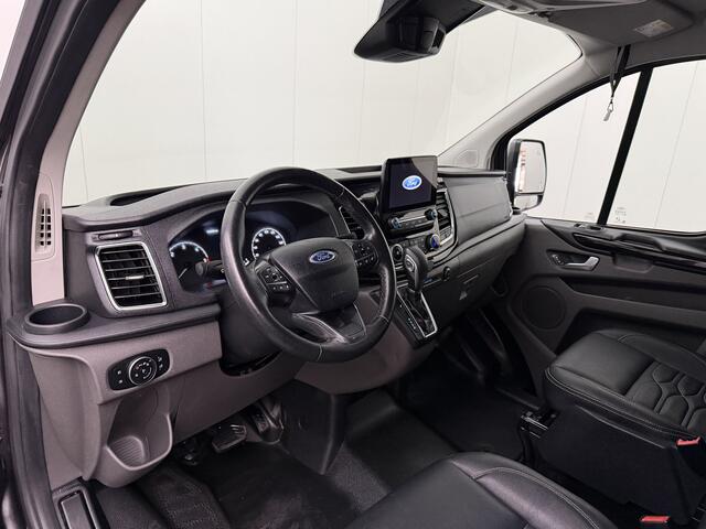 Ford TRANSIT CUSTOM 2.0TDCI Lang Platinum Edition Dubbele Cabine | Bomvol !! | Leder | Trekhaak | 2xSchuifdeur