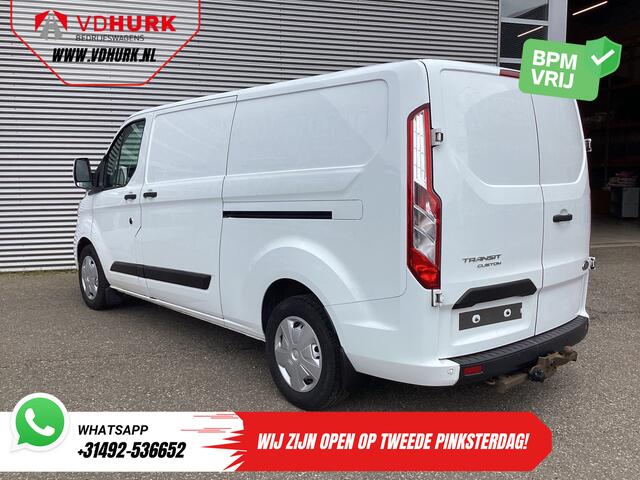 Ford TRANSIT CUSTOM 2.0 TDCI 130 pk Aut. L2 2x Schuifdeur/ Standkachel/ Stoelverw./ Carplay/ Airco/ Cruise/ PDC/ DAB/ Trekhaak