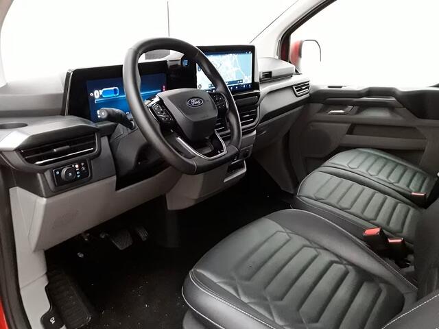 Ford TRANSIT CUSTOM Tourneo 340 2.5 PHEV L2H1 Titanium 9 zitter 233 PK 53.950 inclusief BTW LED Leder Trekhaak Stuurverwarming Stoelverwarming Camera