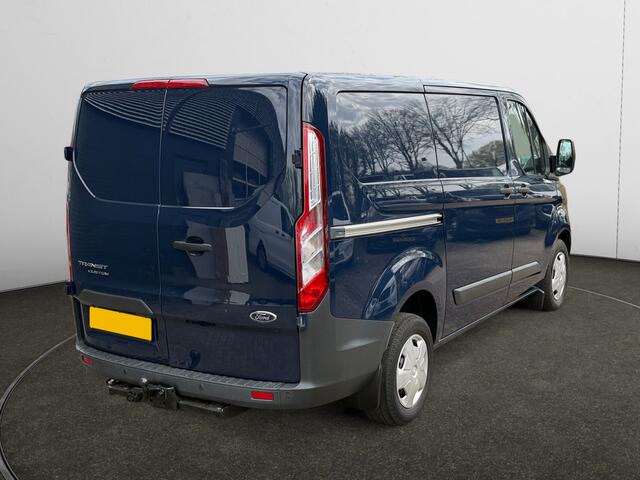 Ford TRANSIT CUSTOM 2.0 TDCI Euro 6 Limited- 3 Pers, Clima, Cruise, Park Assist, Grijs Kenteken