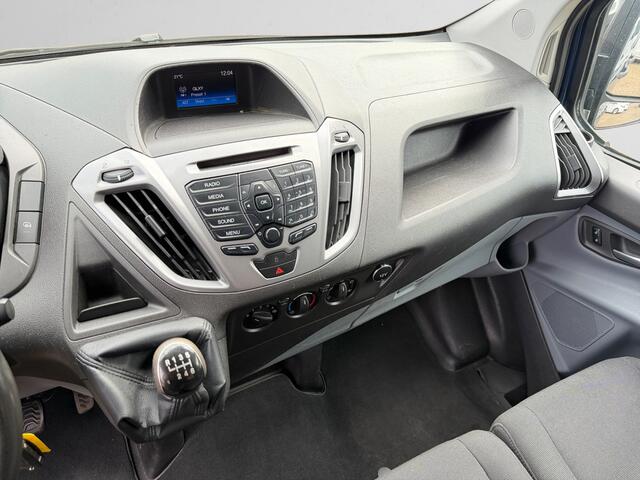 Ford TRANSIT CUSTOM 2.0 TDCI Euro 6 Limited- 3 Pers, Clima, Cruise, Park Assist, Grijs Kenteken