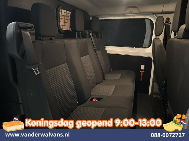 Ford TRANSIT CUSTOM 2.0 TDCI 170pk L2H1 Dubbele Cabine Euro6 Airco | 6-Zits | Camera | Navigatie | LED | Apple Carplay Android Auto, Cruisecontrol, Stoelverwarming, Verwarmde voorruit, Parkeersensoren, 2800kg trekvermogen, Dakdragers