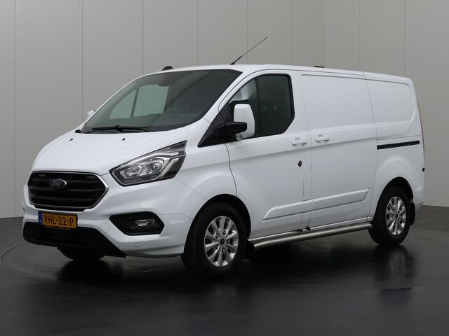 Ford TRANSIT CUSTOM 2.0TDCI 130PK Limited | 2xSchuifdeur | Kastinrichting | Navigatie | Airco | Cruise | Trekhaak | 3-Zits