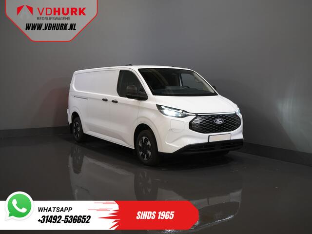 Ford TRANSIT CUSTOM E-Transit 65 kWh L2 330 km WLTP LED/ Standkachel/ Snellader/ 2.3t Trekverm./ Carplay/ Climate/ Camera/ PDC/ Cruise