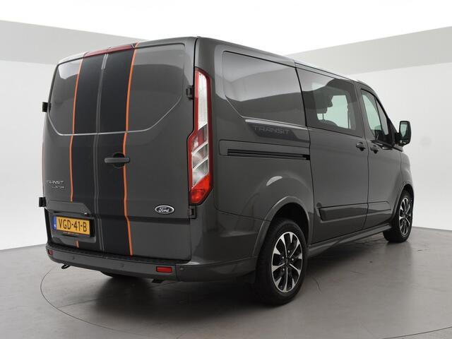 Ford TRANSIT CUSTOM 320 2.0 TDCI 185 PK AUT. SPORT DUBBEL CABINE + 2 SCHUIFDEUREN | ADAPTIVE CRUISE | WINTER PACK